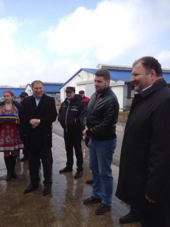 Министр сельского хозяйства Московской области А. Разин посетил городской округ Озёры