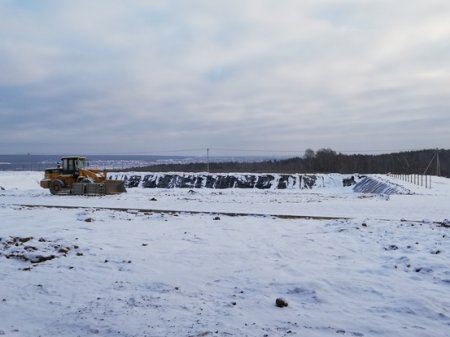 В Озёрах завершается строительство новой молочной фермы