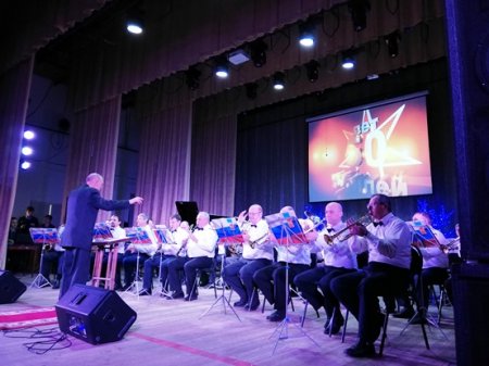 Духовой оркестр Дворца культуры отметил 50-летний юбилей